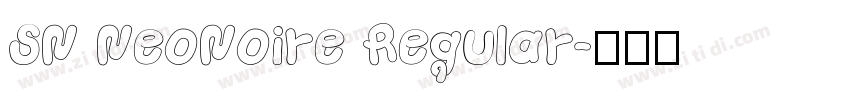 SN NeoNoire Regular字体转换